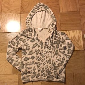 Rebecca Taylor leopard hoodie